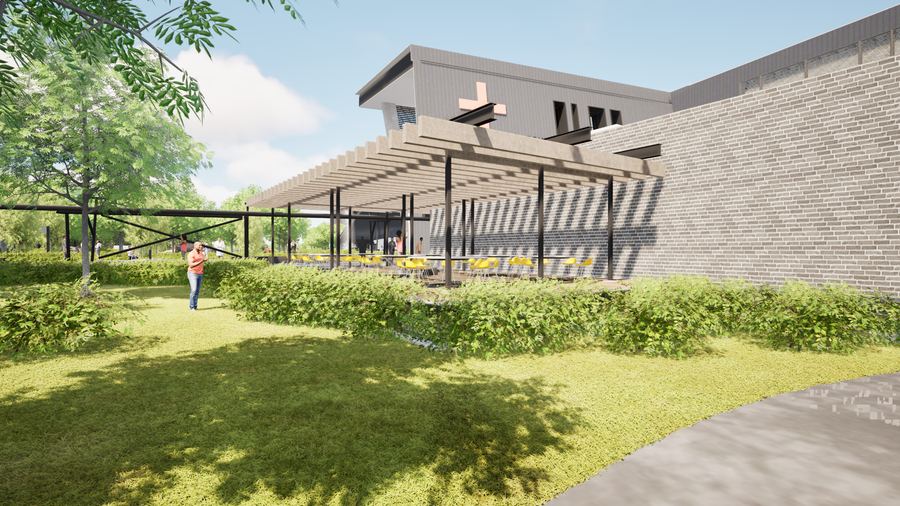 Tshilidzini Regional Hospital Redevelopment, design visualisation 3 of 4